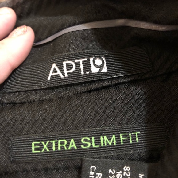 Apt. 9 Gray Extra Slim Fit Dress Slacks 30X32 - Picture 3 of 5